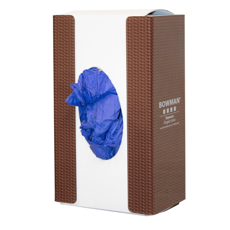 Glove Box Dispenser Brown Carbon Squares